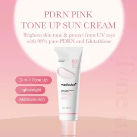 Medicube PDRN Pink Tone Up Sonnencreme Creme LSF 50 50 ml