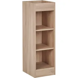 Bücherregal GAMI, eiche bocage nachbildung, B:30cm H:93cm T:36cm, Spanplatte, Regale, praktisch und funktional, um alles zu verstauen.