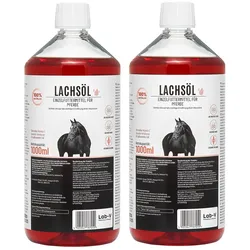 LAB-V Lachsöl für Pferde 2x1000ml