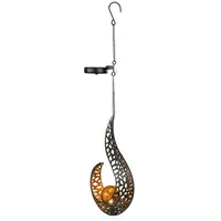 Navaris 1x LED Solar Hängelampe Flammen-Design - orientalische Garten