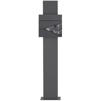 ML-Design Standbriefkasten Anthrazit inkl. Zeitungsfach