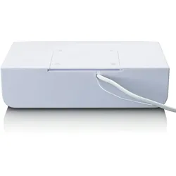 Lenco KCR-11WH Tragbares Radio mit LED-Beleuchtung und Timer