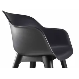 ALLIBERT Akola Gartenstuhl 55 x 57 x 80 cm graphitgrau 2 St.