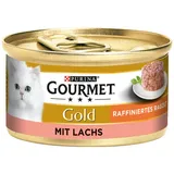 Purina Gourmet Gold Raffiniertes Ragout mit Lachs 24 x 85 g