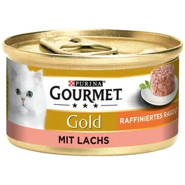 Purina Gourmet Gold Raffiniertes Ragout mit Lachs 24 x 85 g