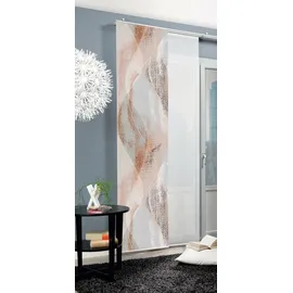 HOME WOHNIDEEN Schiebegardine Torre 245 x 60 cm kupfer