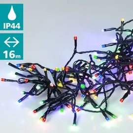 EGLO LED Lichterkette, für außen, bunte Außenbeleuchtung, mit Kabel, 16 m