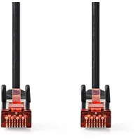 Nedis Cat6-netzwerkkabel - Patchkabel, Cat.6, S/FTP, 3 m, Schwarz