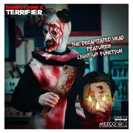 Mezco Toys Terrifier Actionfigur 1/12 Art the Clown Deluxe Edition 17 cm