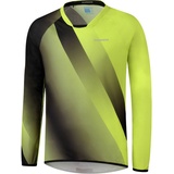 Shimano FUJIMI Long Sleeve Jersey olive yellow