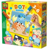 SES Creative Dot-Marker 3 XXL mit 6 Ausmalseiten
