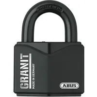 ABUS Granit 37/55 für den Außeneinsatz - Sicherheitslevel 10 - Schlüssel - Schwarz