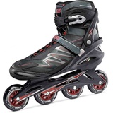 Roces Herren Inline-skates Big Zyx, schwarz Black/Crimson red), 52