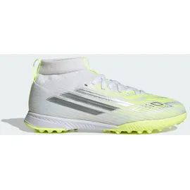 adidas F50 Sparkfusion League Mid Cut TF Kinder Cloud White/Iron Metallic/Hi-Res Yellow 34,5