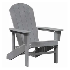 vidaXL Adirondack-Stuhl Gartenstuhl 82 x 74 x 90 cm hellgrau