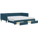 vidaXL Tagesbett 100 x 200 cm Blau