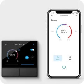 Sonoff NSPanel Smart Scene Wall Switch, Schaltaktor mit Display und Touchpanel, WiFi, Wandschalter graphite