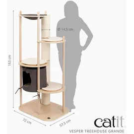 Catit Puppenhaus Großes Baumhaus Braun