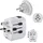 Hama Reiseadapter  Weiß 2 St.