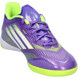adidas Herren Fussballschuhe F50 LEAGUE IN JH7719 48 2/3 - Purple Rush/Ftwr White/Lemon - 48 2/3