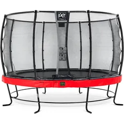 EXIT Elegant Premium Trampolin ø366cm mit Deluxe Sicherheitsnetz - rot EINHEITSGRÖSSE