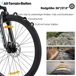 Hiland AVASTA 27,5 Zoll RH 0 cm Unisex schwarz