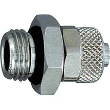 Riegler Gerade Einschraubverschraubung, O-Ring, G 1/4 a., für Schlauch 8/6