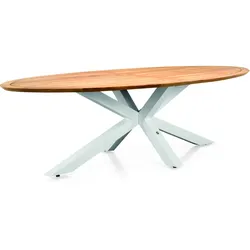 Suns Madre Gartentisch Aluminium/Teak