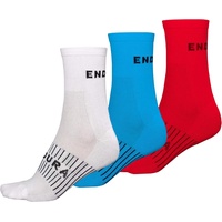 Endura Coolmax® Race Socken (dreierpack) weiß L-XL