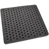 SEZAM Gussrost mit Löchern Ofenrost Ascherost Gußrost Kaminrost passend Kaminofen Tafelrost Rost Ofengitter Feuerrost Kohlerost Eckrost Verschiedene Abmessungen (31 x 29 cm)