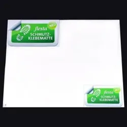 Schmutzmatte klebend natur Folie L610xB760xS2,3mm BÖCK