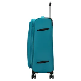 d & n Travel Line 6864 4-Rollen Trolley 66 cm / 63 l petrol