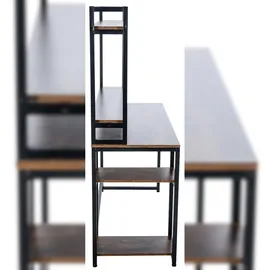 CLP Schreibtisch Billings Schwarz / Braun