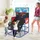Costway Arcade Basketballkorb Schwarz 140 cm
