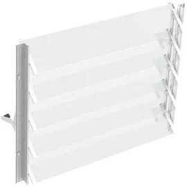 Vitavia Lamellen-Wandfenster 61 cm x 45 cm Alu-Blank