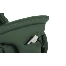 HIMOLLA Sessel 7418 Leder 81 x 111 x 95 cm Grün elektrisch