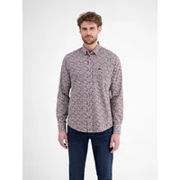 Lerros Langarmhemd modern gemustert - scandinavian Red - XXL