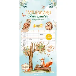 Familienplaner Tierzauber - Kalender 2026