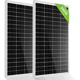 Eco-worthy - Solarpanel 12V 340W Monokristallines Solarmodul Netzteil für Wohnwagen, Wohnmobil, grunes Haus, Ein-/Aus-Gitter-System erhaltlich (2pcs