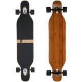 FunTomia Longboard mit 3 Flex Stufen Drop Through Cruiser Komplettboard Mach1 Speed Kugellager T-Tool