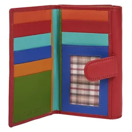 Samantha look Geldbörse Damen Portemonnaie rot