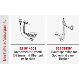 PYRAMIS Athlos Plus (86x50) 1B 1D weiß + Excenterbetätigung