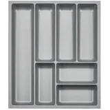 SOTech ORGA-BOX-3 Besteckeinsätze Tiefe: 473 mm Höhe 50,5 mm silbergrau Schubladeneinsätze Breite: 391 mm