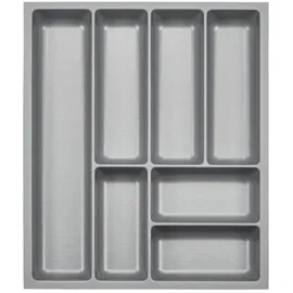 SOTech ORGA-BOX-3 Besteckeinsätze Tiefe: 473 mm Höhe 50,5 mm silbergrau Schubladeneinsätze Breite: 391 mm