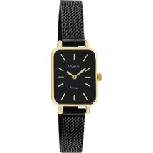 Oozoo Vintage Damen Armbanduhr Damenuhr Edelstahlarmband