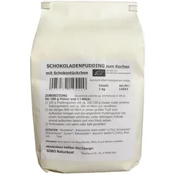 Puddingpulver Schokolade mit Schokostückchen 1kg