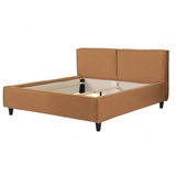 furninova Lederbett »Vesta High«, beige