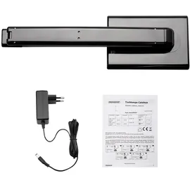 monzana Schreibtischlampe USB Ladeanschluss 5 Helligkeitsstufen Touch Tischlampe Nachttischlampe Leselampe