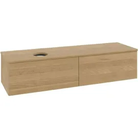 Villeroy & Boch Waschtischunterschrank 2 Auszüge 160 x 36 x 50 cm Eiche