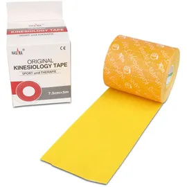Nasara Kinesiologie Tape 1 St. Gelb 7,5 cm x 5 m
